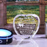 Crystal Heart Keepsake Gift for wife & husband